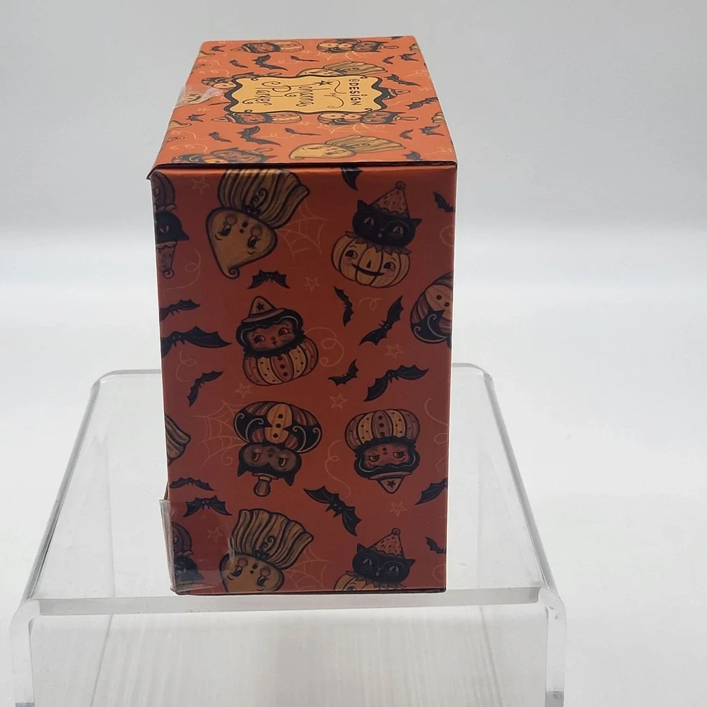 Johanna Parker Transpac Mummy Halloween Salt Pepper Shakers Pumpkins NEW